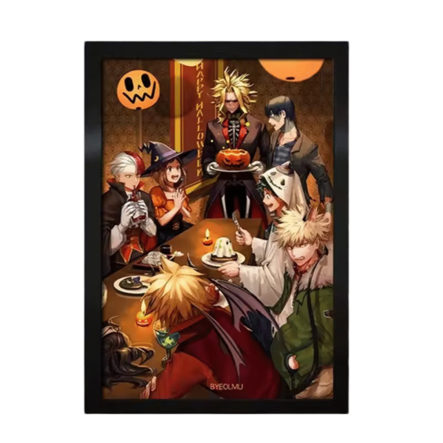 Anime Helloween My Hero Academia Painting Wall Decor Anime Helloween My Hero Academia Painting Wall Decor