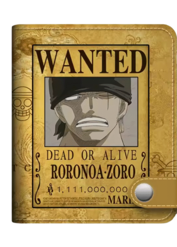 One Piece Anime Dead Or Alive Roronoa Zoro Wallet