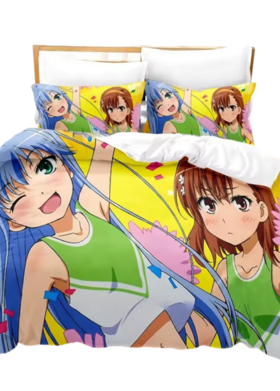 Anime Misaka Mikoto And Index Bedding Set