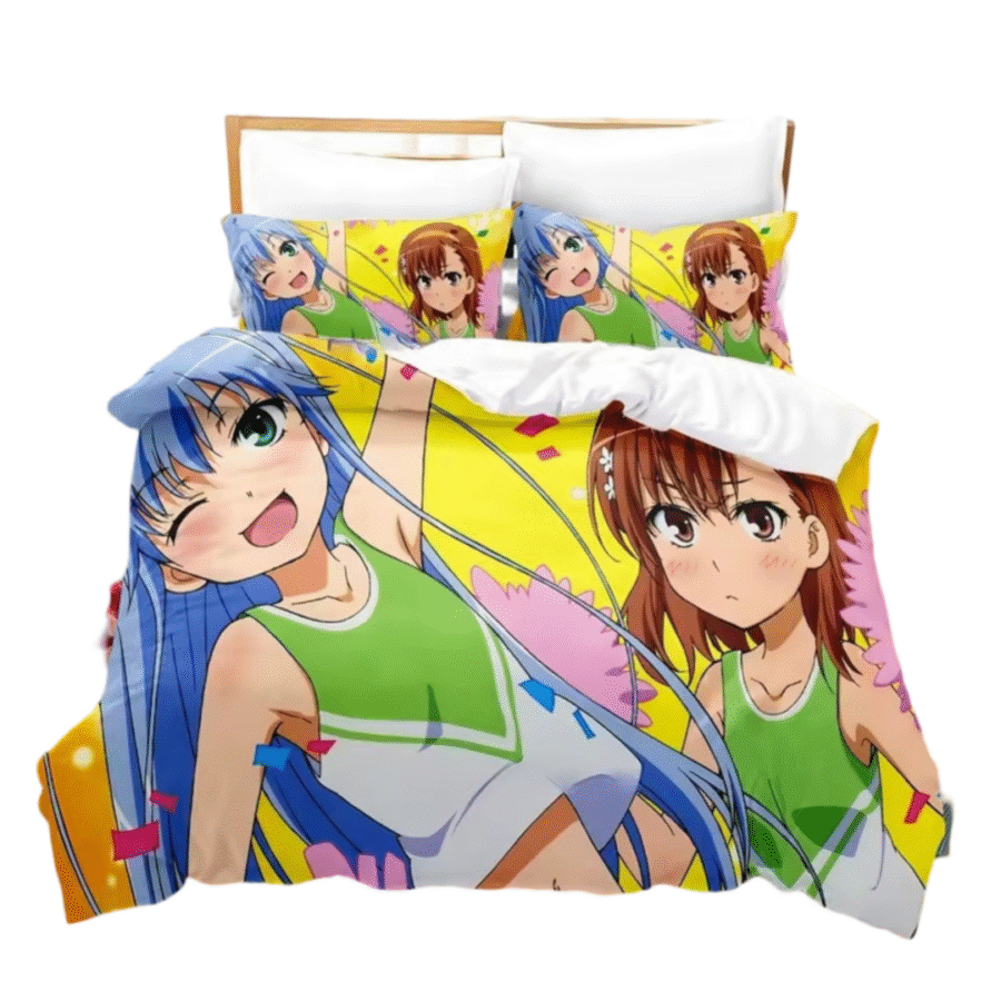 Anime Misaka Mikoto And Index Bedding Set Anime Misaka Mikoto And Index Bedding Set