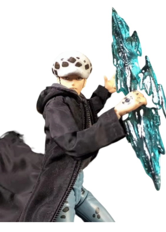 Anime One Piece Trafalgar D Water Law Gamma Knife Humanoid Toy