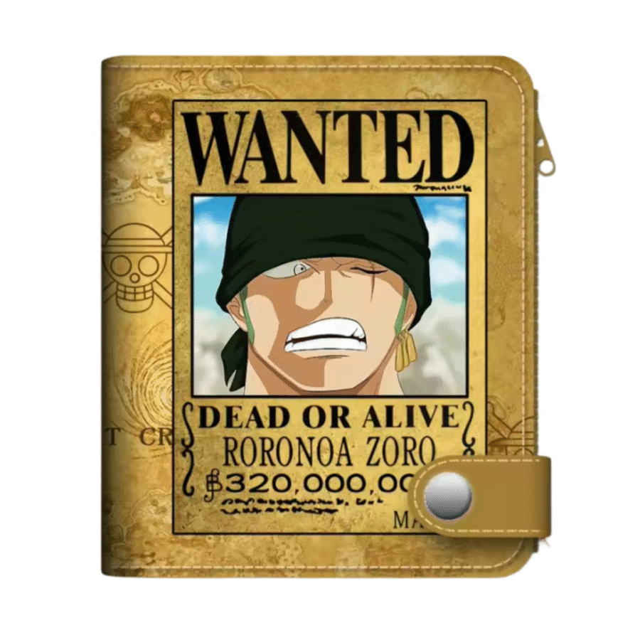Anime One Piece Dead Or Alive Roronoa Zoro Wallet Anime One Piece Dead Or Alive Roronoa Zoro Wallet