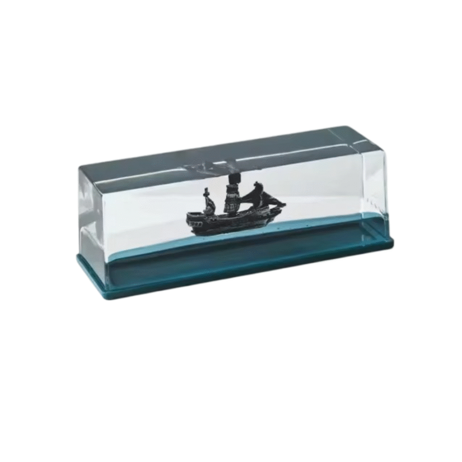 Anime One Piece Hourglass Liquid Boat Toy