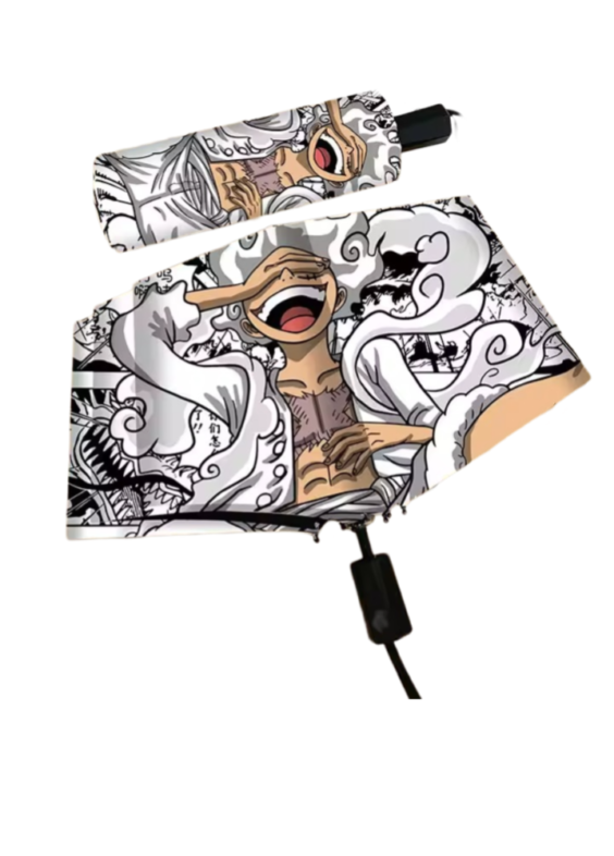 Anime One Piece Luffy Manual Umbrella
