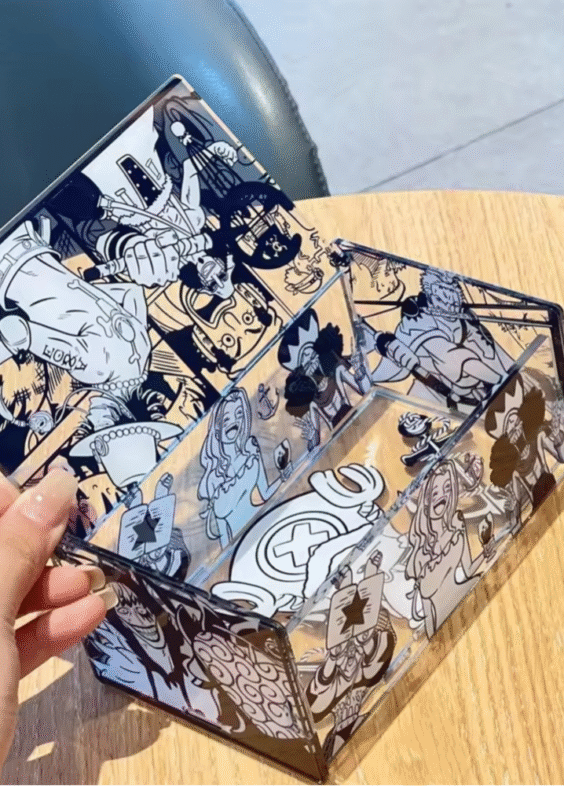 Anime One Piece Acrylic Splicing Storage Box