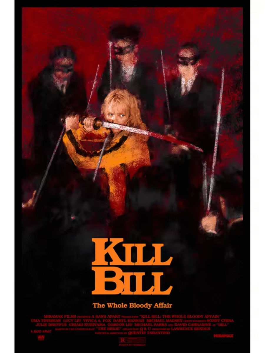 Anime Kill Bill: The Whole Bloody Affair Painting Wall Art Anime Kill Bill: The Whole Bloody Affair Painting Wall Art