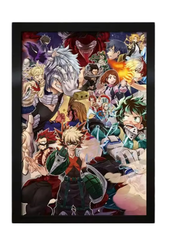 My Hero Academia Character Anime Painting Wall Art