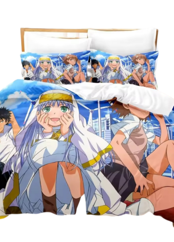 Anime A Certain Magical Index Season 2 Print Bedding Set
