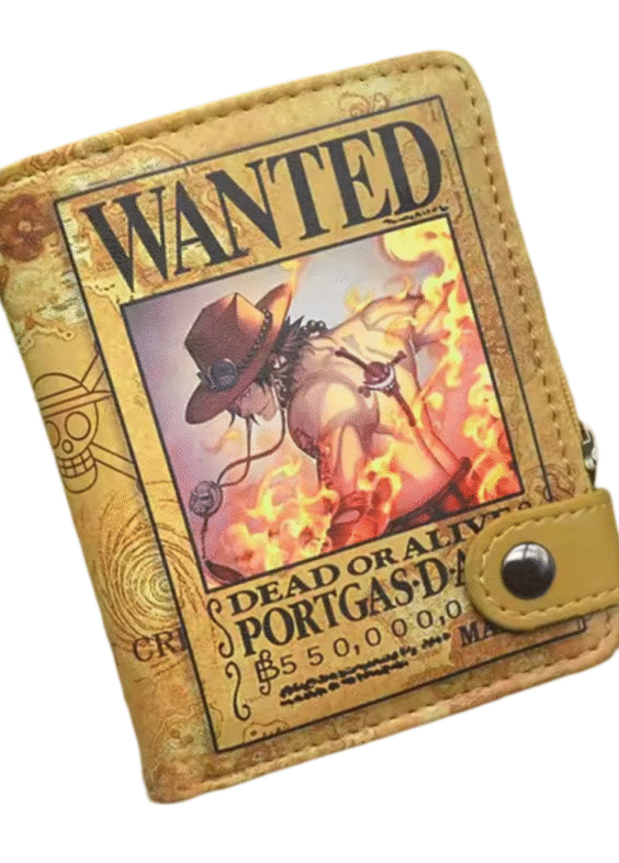 One Piece Anime Dead Or Alive Portgas D. Ace Wallet