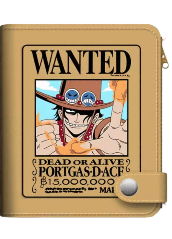 Anime One Piece Dead Or Alive Portgas D. Ace Wallet