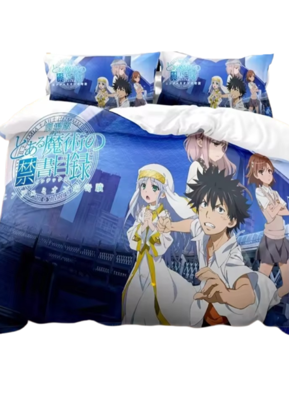 A Certain Magical Index Anime Characters Bedding Set