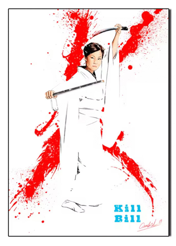 Anime Kill Bill O-Ren Ishii Painting Wall Art