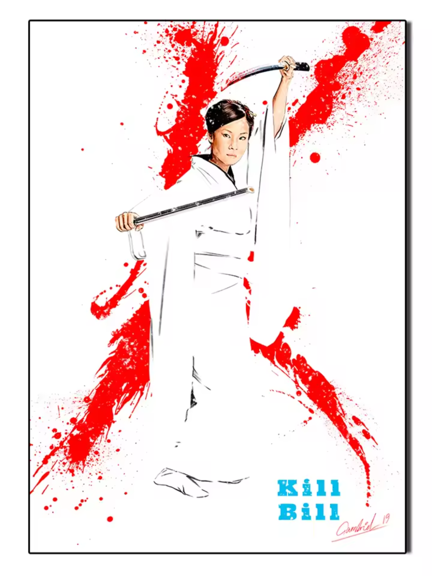 Anime Kill Bill O-Ren Ishii Painting Wall Art Anime Kill Bill O-Ren Ishii Painting Wall Art