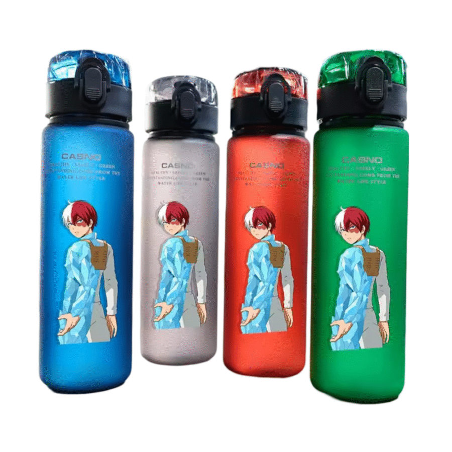 Anime My Hero Academia Shoto Todoroki Large Capacity Water Bottle Anime My Hero Academia Shoto Todoroki Large Capacity Water Bottle