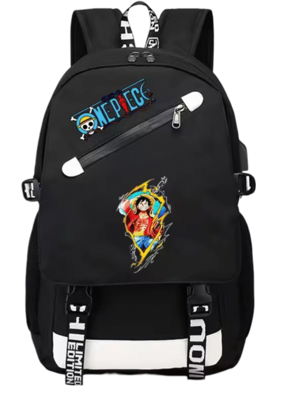 One Piece Anime Luffy Backpack For Students
