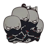 My Hero Academia Anime Twice Rubber Keychain