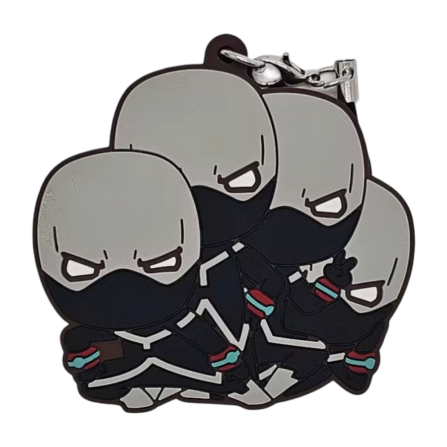 My Hero Academia Anime Twice Rubber Keychain My Hero Academia Anime Twice Rubber Keychain