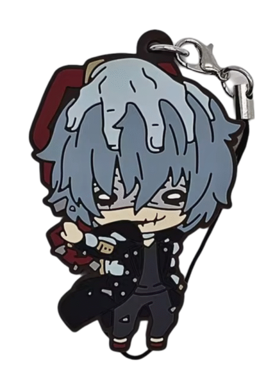 My Hero Academia Anime Tomura Shigaraki Rubber Keychain
