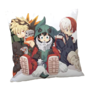 Anime My Hero Academia Izuku Midoriya With Friends Pillowcase
