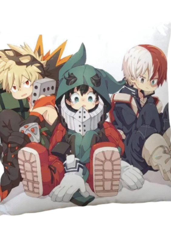 Anime My Hero Academia Izuku Midoriya With Friends Pillowcase
