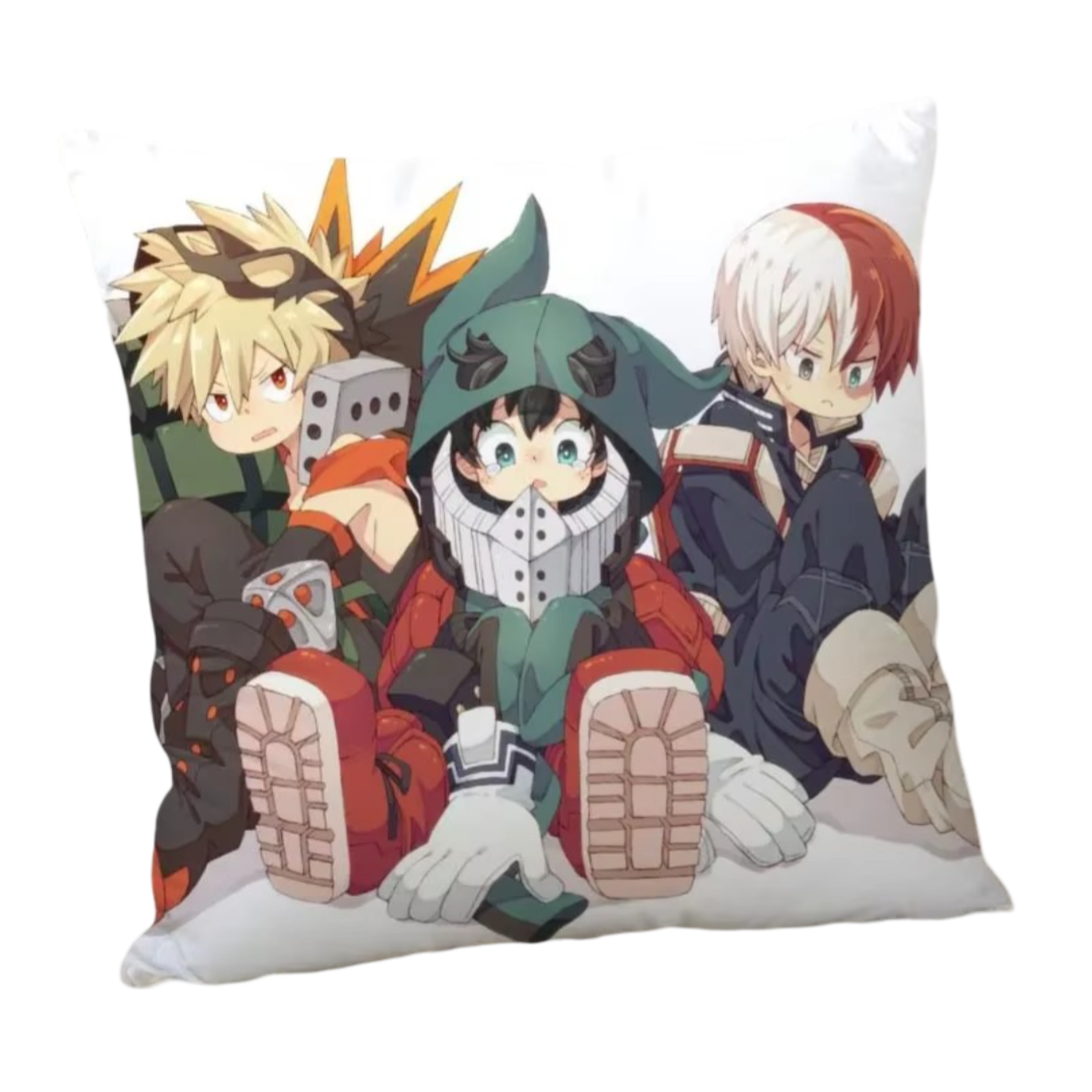 Anime My Hero Academia Izuku Midoriya With Friends Pillowcase Anime My Hero Academia Izuku Midoriya With Friends Pillowcase