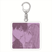 Anime A Sign of Affection Yubisaki To Renren Purple Acrylic Keychain