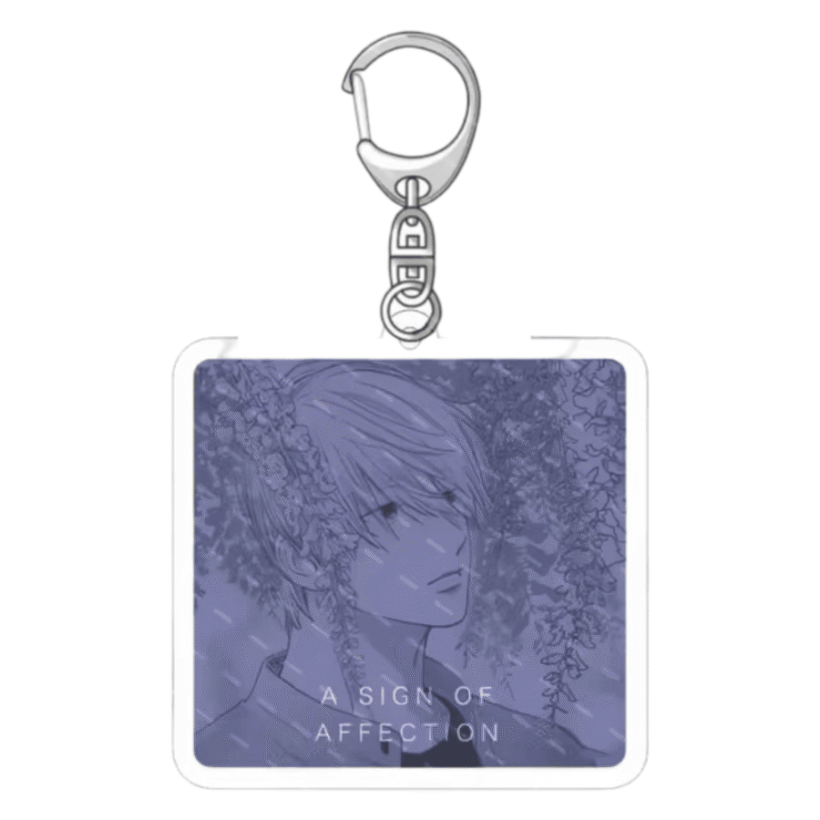 Anime A Sign of Affection Yubisaki Acrylic Keychain Anime A Sign of Affection Yubisaki Acrylic Keychain