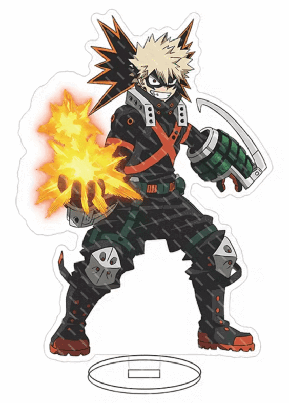 Anime My Hero Academia Katsuki Bakugo Printed Acrylic Stand
