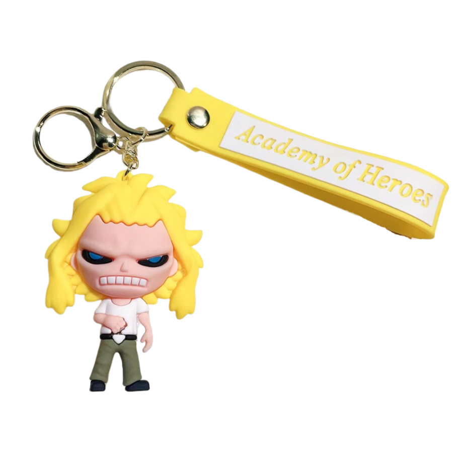 Anime My Hero Academia All Might Skinny Keychain Pendant