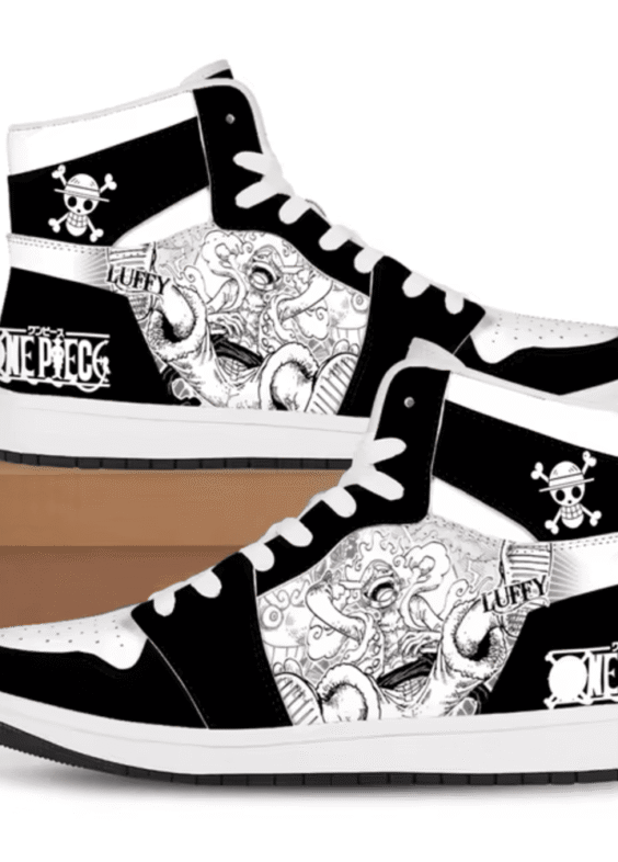 One Piece Anime Monkey D. Luffy Gear 5 Casual Shoes For Men