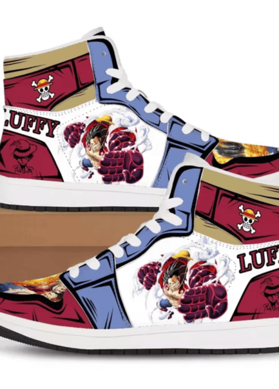 One Piece Anime Monkey D. Luffy Gear 4 Casual Shoes For Men