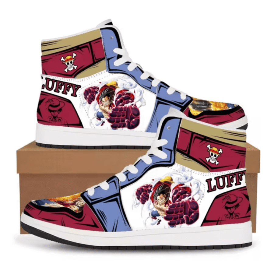 One Piece Anime Monkey D. Luffy Gear 4 Casual Shoes For Men One Piece Anime Monkey D. Luffy Gear 4 Casual Shoes For Men