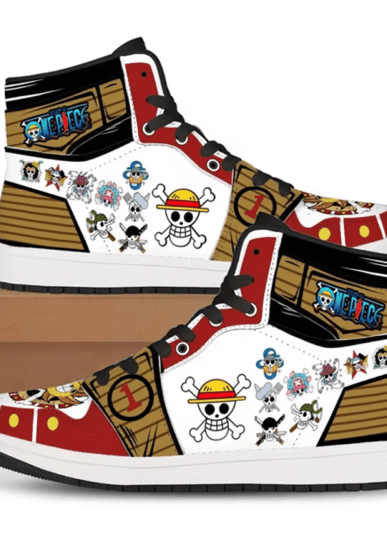 Anime One Piece Skull Casual Shoes For Men