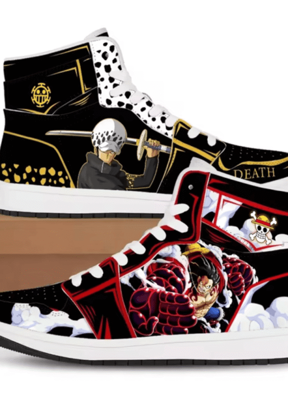 One Piece Anime Gear 4 Luffy And Trafalgar D. Water Law Casual Shoes For Men
