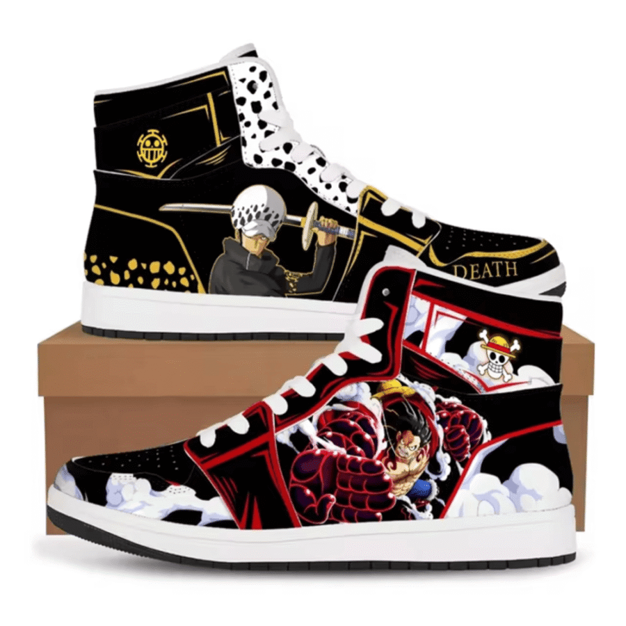 One Piece Anime Gear 4 Luffy And Trafalgar D. Water Law Casual Shoes For Men One Piece Anime Gear 4 Luffy And Trafalgar D. Water Law Casual Shoes For Men