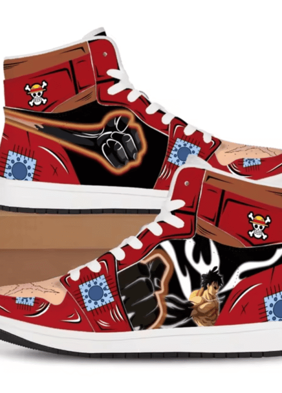 One Piece Anime Monkey D. Luffy Casual Shoes For Women