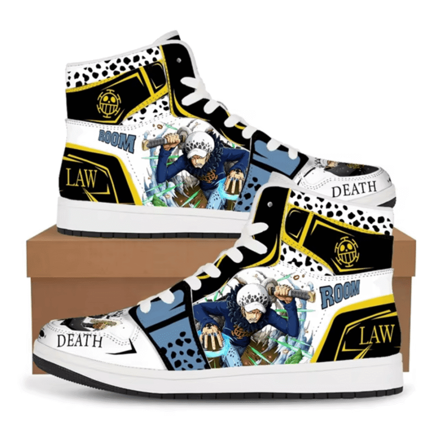 One Piece Anime Trafalgar D. Water Law Casual Shoes For Men