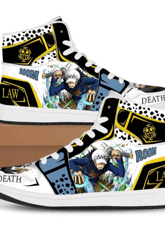 One Piece Anime Trafalgar D. Water Law Casual Shoes For Women