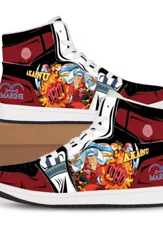 Anime One Piece Akainu Casual Shoes For Men