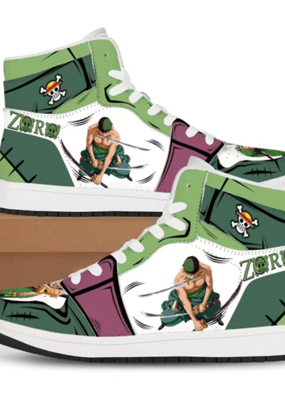 Anime One Piece Roronoa Zoro Casual Shoes For Men