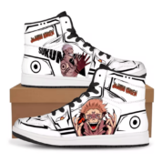Jujutsu Kaisen Ryomen Sukuna Anime Printed Casual Shoes For Men