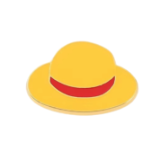Anime One Piece Monkey D. Luffy Cap Enamel Pin