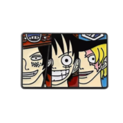 Anime One Piece Luffy With Friends Enamel Pin