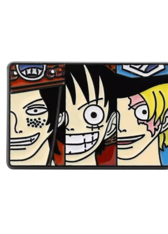 Anime One Piece Luffy With Friends Enamel Pin