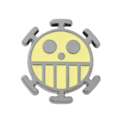 Anime One Piece Heart Pirates Enamel Pin