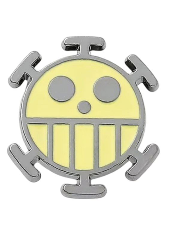 Anime One Piece Heart Pirates Enamel Pin