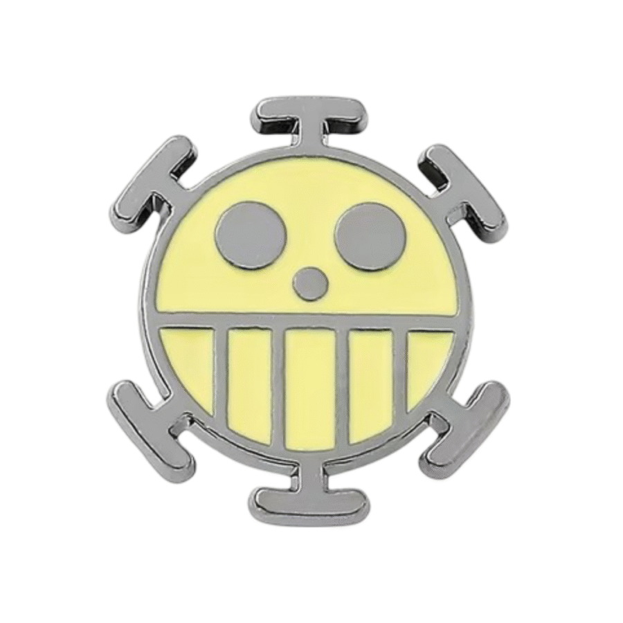 Anime One Piece Heart Pirates Enamel Pin