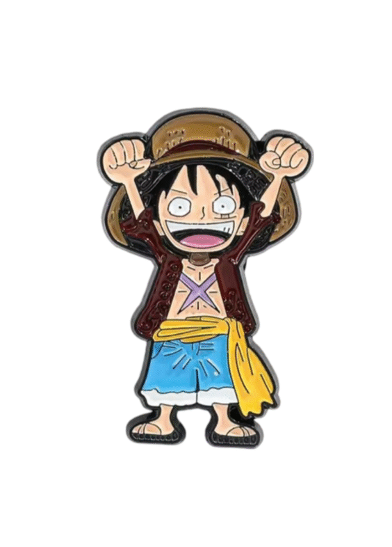 Anime One Piece Monkey D. Luffy Metal Enamel Pin