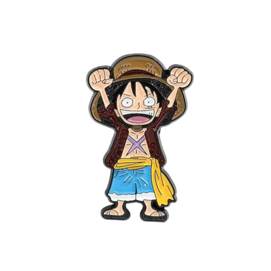 Anime One Piece Monkey D. Luffy Metal Enamel Pin Anime One Piece Monkey D. Luffy Metal Enamel Pin