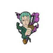Anime One Piece Roronoa Zoro Metal Enamel Pin